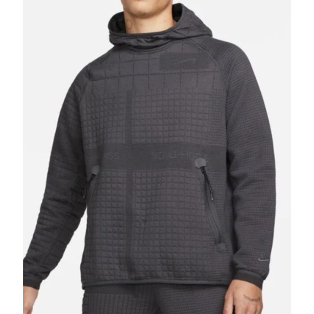 Nike Sportswear Therma-Fit ADV Tech Pack Pullover Gray Mens Size Medium DM5522